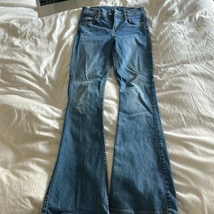 Jeans, 7 for all mankind, size 25 flair jeans